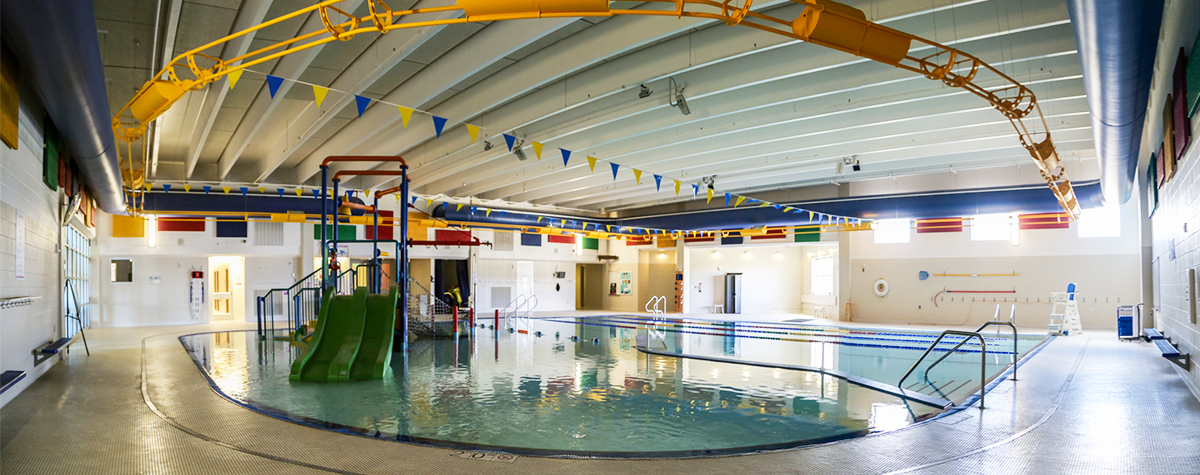 The kiddie pool section at the Tri-Lakes YMCA